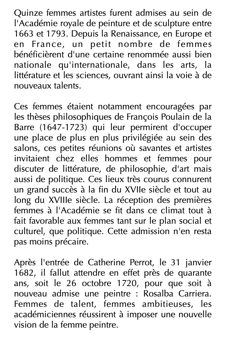 Perrine Vigroux - Par la force de leur génie

Quinze parcours  remarquables au sein de l'Académie royale de peinture et de sculpture  (1663-1793)                        

À paraître en avril aux PUR