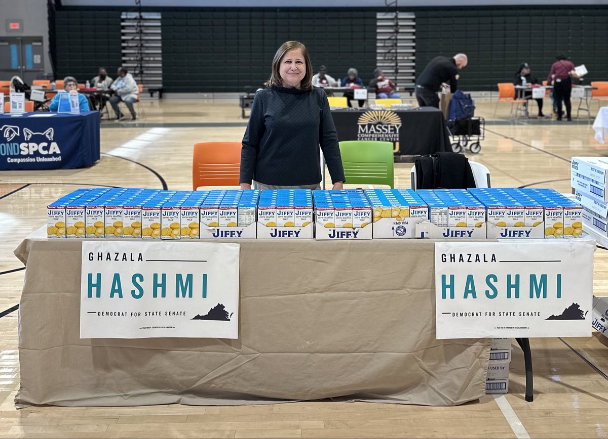 Senator Hashmi (@senatorhashmi) on Twitter photo We donated a 1000 boxes of cornbread mix to complement 1000 turkeys 🦃 making their way to dinner tables across Central VA. TY to <a href="/thedrmikejones/">Michael Jones</a> & numerous volunteers for a successful Turkey Giveaway! This annual, joyful day reminds us to give thanks for the community we build. We donated a 1000 boxes of cornbread mix to complement 1000 turkeys 🦃 making their way to dinner tables across Central VA. TY to <a href="/thedrmikejones/">Michael Jones</a> & numerous volunteers for a successful Turkey Giveaway! This annual, joyful day reminds us to give thanks for the community we build.