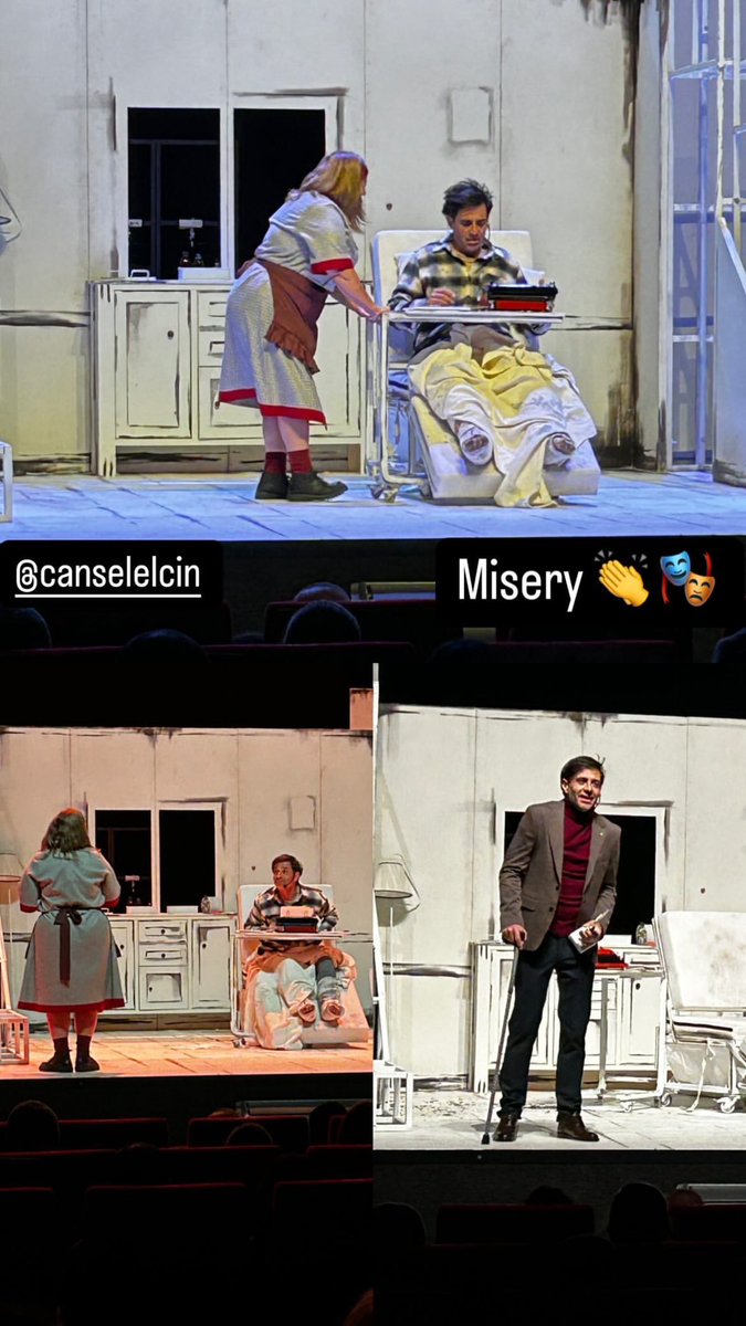 <a href="/cansellelcin/">Cansel Elçin</a> <a href="/cansellelcin/">Cansel Elçin</a> #Repost vethekimyasin
・・・
Gerilim dolu bir oyun olan Misery’yi izledik #misery #çorlu #canselelçin instagram.com/p/DCuhkaboHhj/…