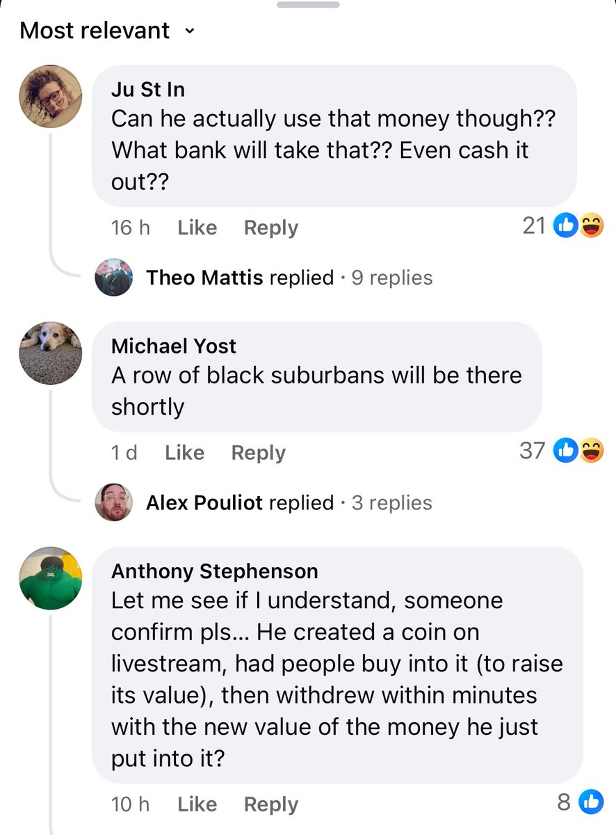 itrapwell's tweet photo. I just saw the $quant kid video posted on Facebook and these are the top comments… https://t.co/Fl0Bi0ucW6