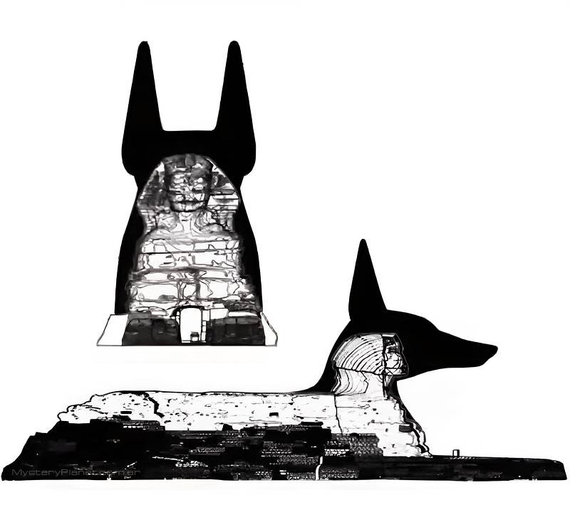 MysteryPlanet's tweet image. Debido a la notable desproporción entre la cabeza y el cuerpo del monumento, esta teoría cobra un gran sentido. #esfinge #antiguoegipto