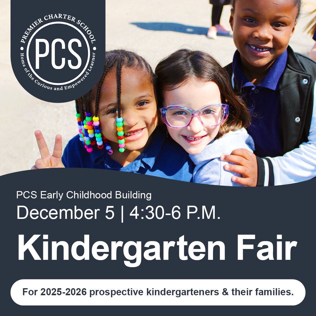 📣 Save the Date 📣 To all prospective kindergarten students and families, please join us for our Kindergarten Fair in our Early Childhood building!

🗓️ Thursday, December 5th
⏰ 4:30 - 6:00pm
🏫 PCS Early Childhood Building

Register today! connect.schoolmint.com/webforms/event…