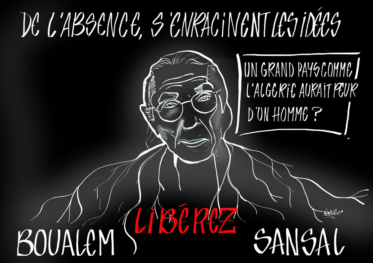 Noholive's tweet image. #BoualemSansal
#Algerie #libérezSansal
