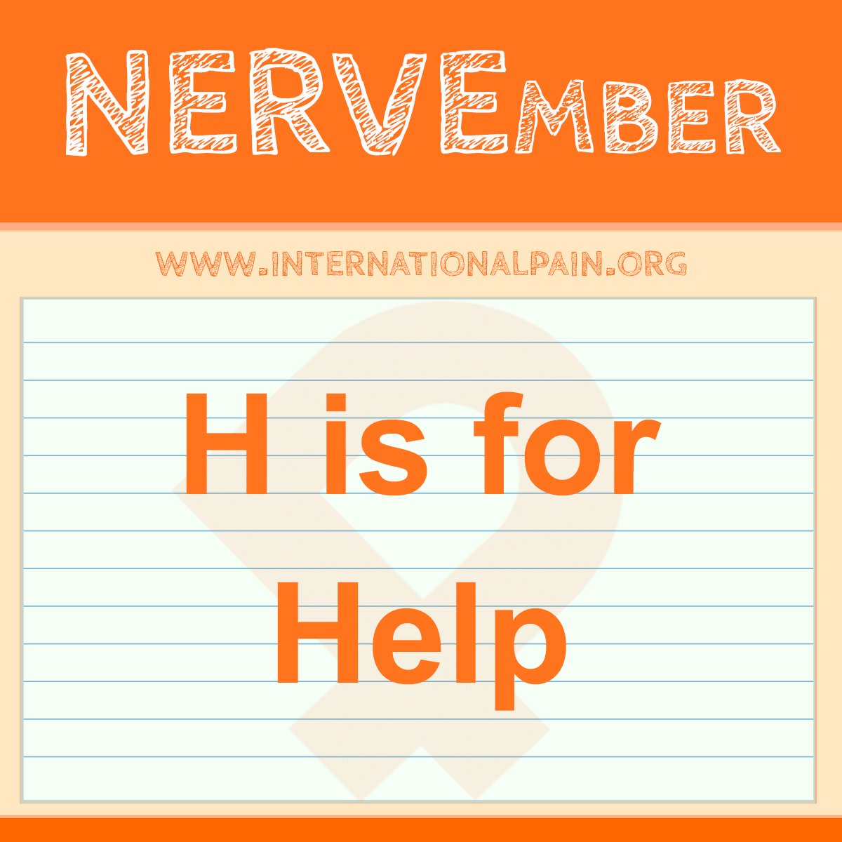 #NERVEmber ABC's

H is for #Help

It's okay not to be okay. Asking for help is brave, accepting help is courageous, and providing help is acts of responsibility, kindness or care. 

#Awareness #chronicillness #chronicpain #PainAwareness