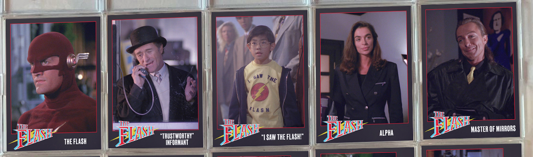 Isamu94604363's tweet image. I finally listened to this week's @alwaysflash90 podcast featuring the 1990 CBS #TheFlash series staring @JohnWesleyShipp... and Uncle Michael @BaileysPodcasts's comment about the show not having a trading card set now makes me want to have a #TheFlash90 trading card set...