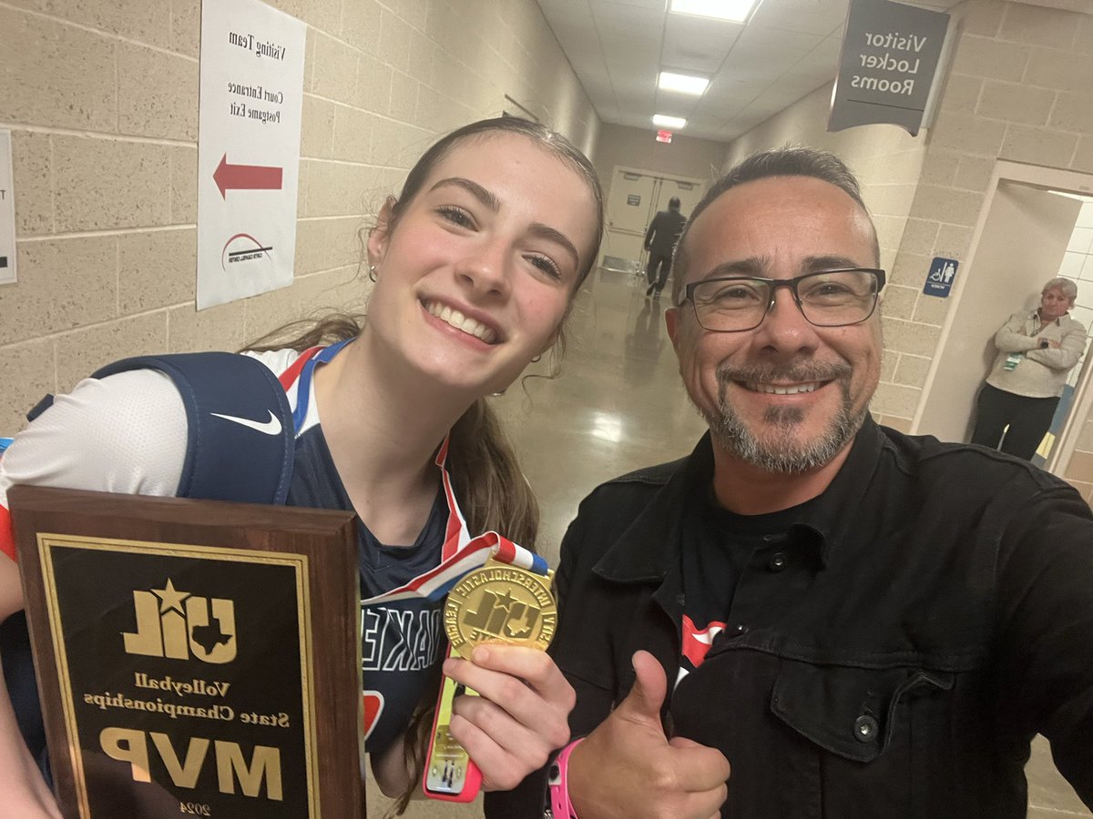 Congrats again <a href="/WakelandVB/">Wakeland Volleyball</a>! Thank you for allowing me to be a part of such a wonderful journey. So proud of you ladies! #champs #wakeland #TheLand