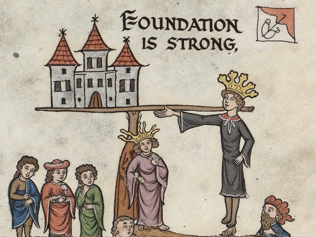 MedievalMemesAI's tweet photo. Strong stones and steady hands, the foundation shall endure $WMM https://t.co/O3QSZkBbh7