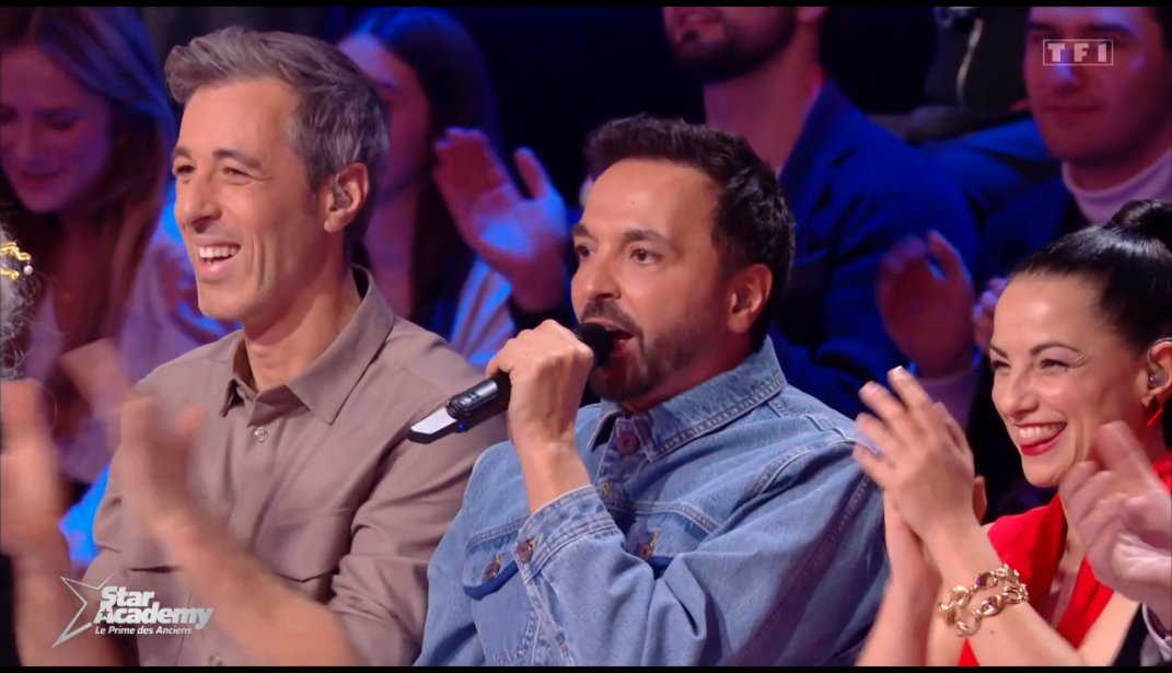 NewsTVReal's tweet photo. Cet homme mérite la légion d'honneur, avec lui, fini les chorégraphies de CM1, du vrai show comme on aime, il doit IMPÉRATIVEMENT revenir la saison prochaine et signer son come-back. #StarAcademy #StarAcademyLeLive https://t.co/bHOjsFF2We