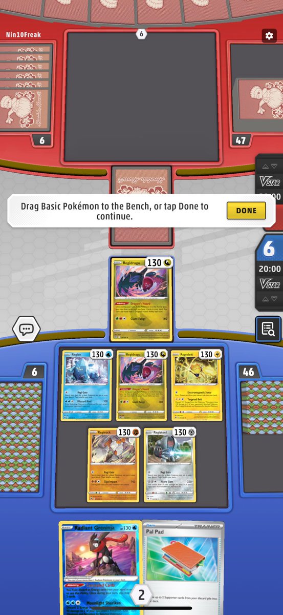 I thought it was really cool that I opened with all 6 Regis until I realized…