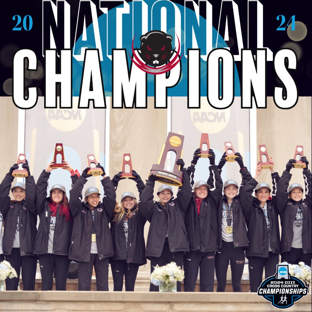 The <a href="/MITAthletics/">MIT Athletics</a> women are the 2024 <a href="/NCAADIII/">NCAA Division III</a> Women's Cross Country National Champions 🎉

The Engineers finished with 128 points, just ahead of University of Chicago, who had 138. 

Congratulations to MIT! Time to bring that hardware home and celebrate!

#GoNEWMAC // #WhyD3