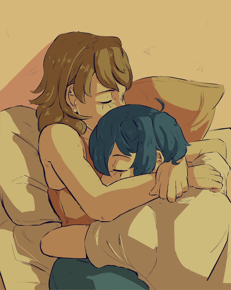 FlatwoodsMoth's tweet photo. I think Makoto and Yukari would be the gross mushy touch starved couple who just cuddle all day #persona3 #shuyuka https://t.co/b3iPlbH4Oe