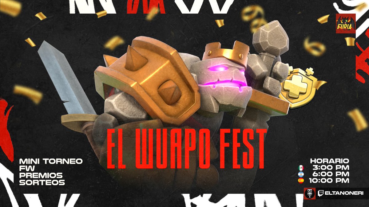 EN VIVOOO
UNAS HORITAS DE STRIM EN HONOR <a href="/josepelaezparra/">El Wuapo</a> .
EMPEZAMOS MINI TORNEO TH16 
-15 USD PRIMERO, PASE DE ORO SEGUNDO Y PASE DE EVENTO AL TERCERO