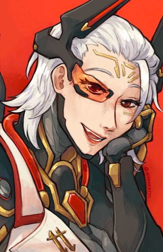 nyamcattt's tweet photo. i still can't believe they gave us talon mercy, she's everything i've wanted..... #overwatch https://t.co/SDzCUY7vHb