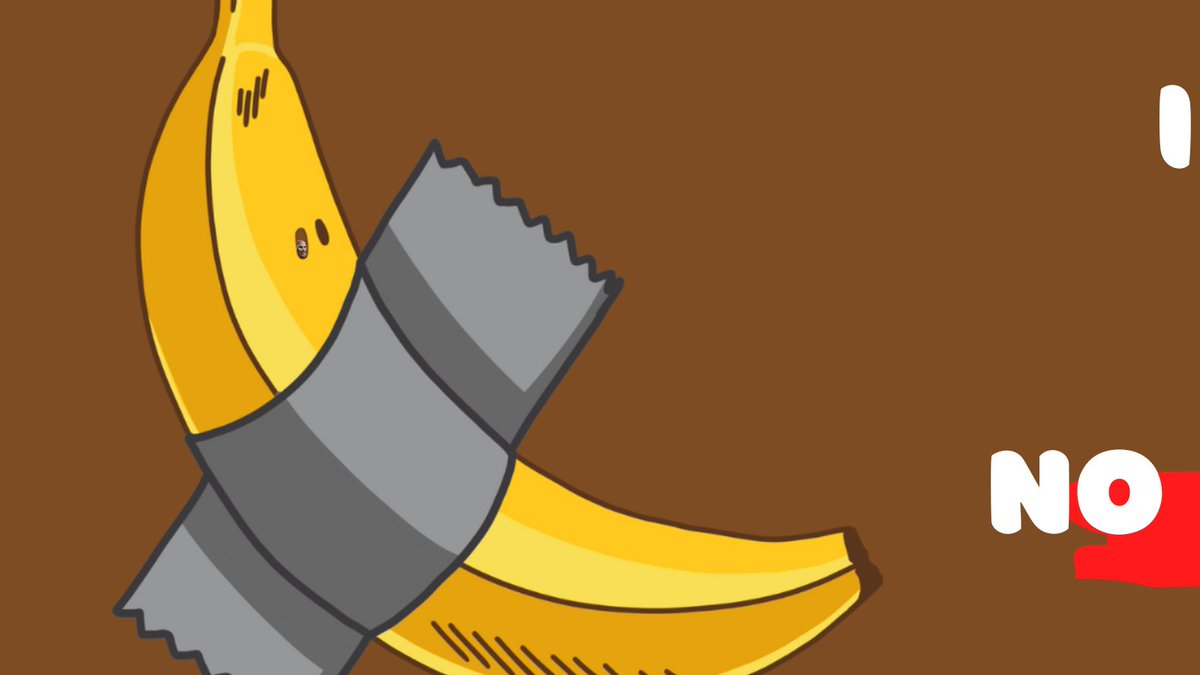 CryptoxAI123's tweet image. Banana fruit two times. ngl.

#AltcoinSeason #memecoin #ElonMusk #BananaWIFDuctTape #solana #miketyson