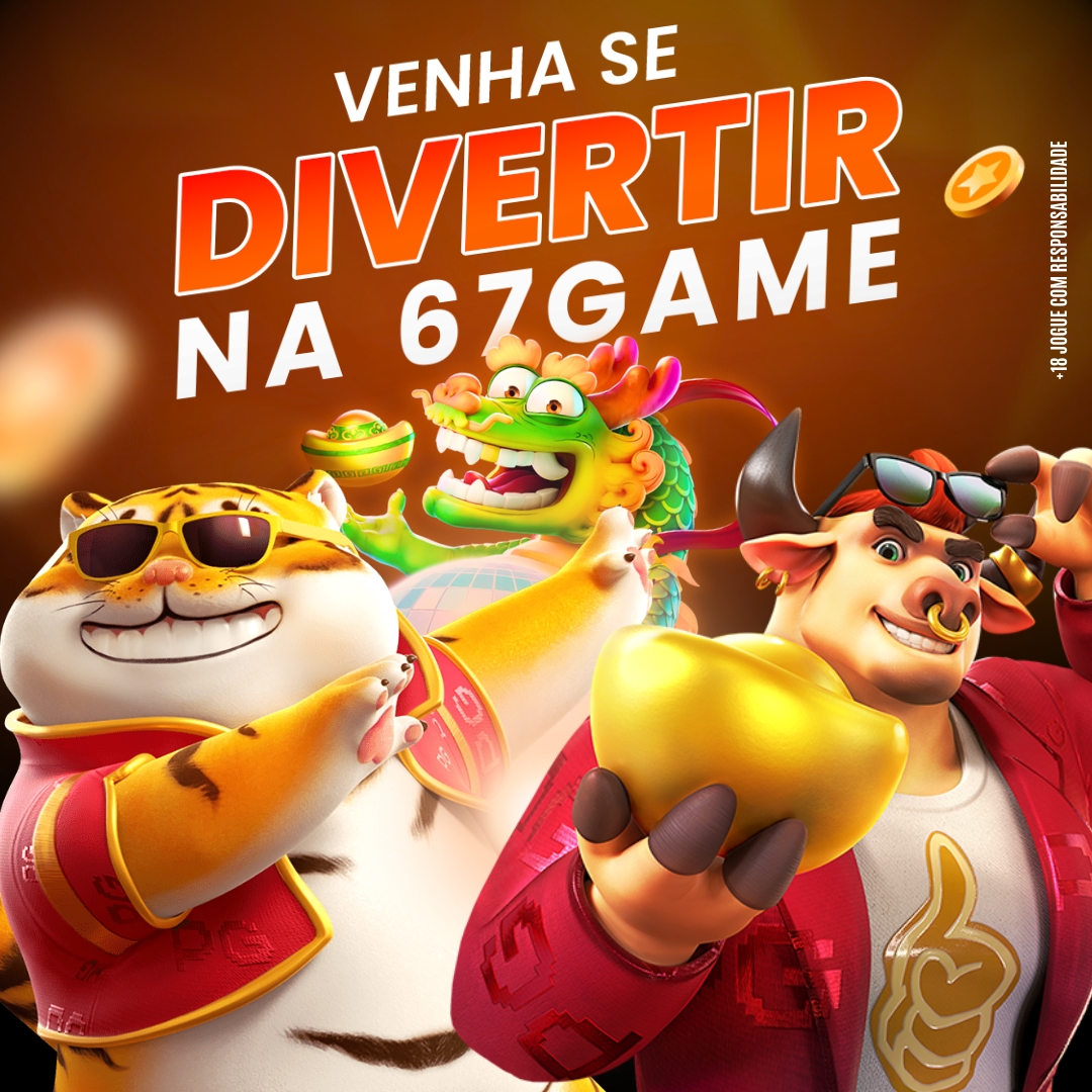 🌟 Diversão, emoção e prêmios te esperam na 67Game! 🌟

Prepare-se para mergulhar em um mundo cheio de aventuras com nossos personagens carismáticos: o tigre estiloso, o dragão animado e o touro confiante! 🐯🐉🐂 💰🎮

🕹️ +18 | Jogue com responsabilidade.

#67Game