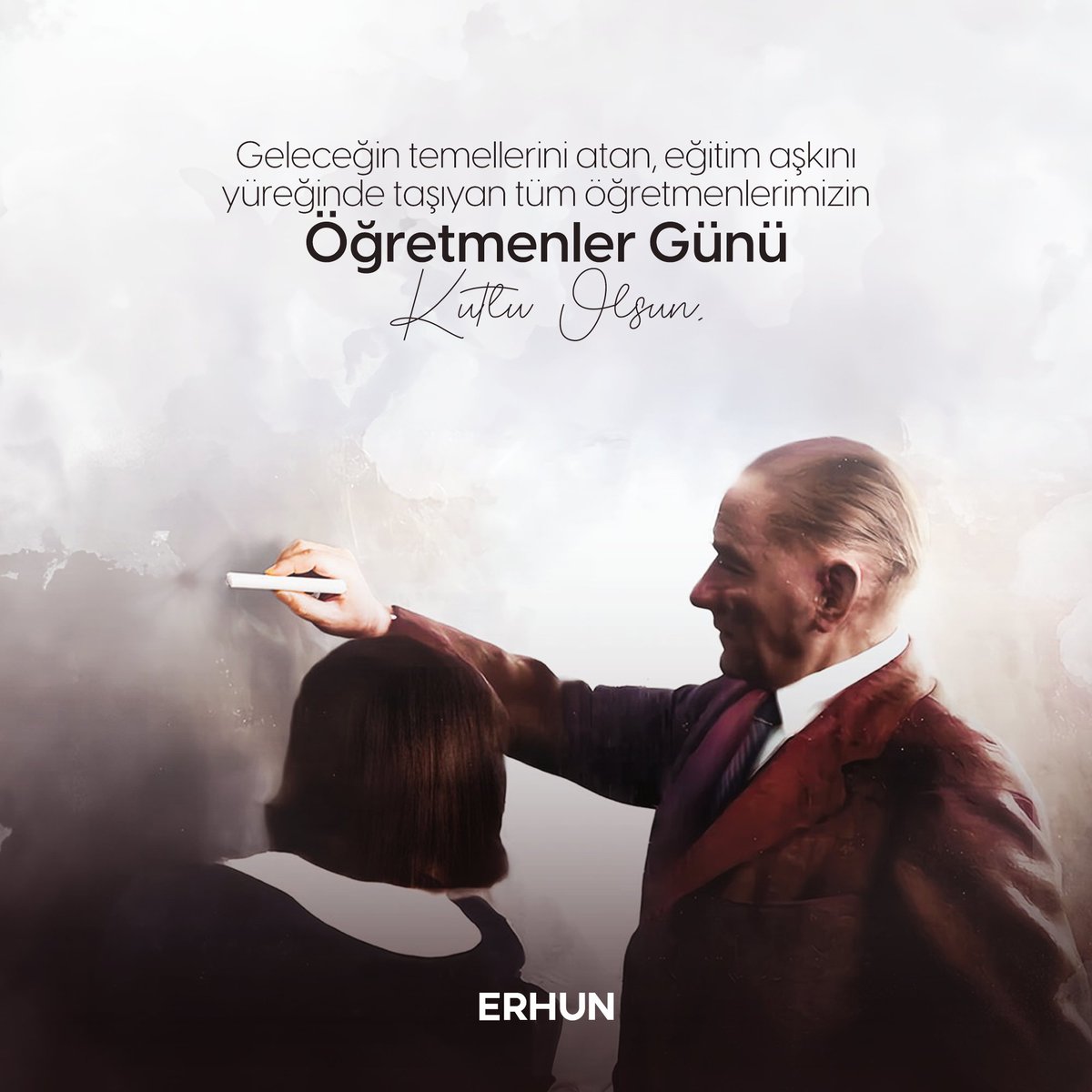 Geleceğin temellerini atan, eğitim aşkını yüreğinde taşıyan tüm öğretmenlerimizin #ÖğretmenlerGünü kutlu olsun.