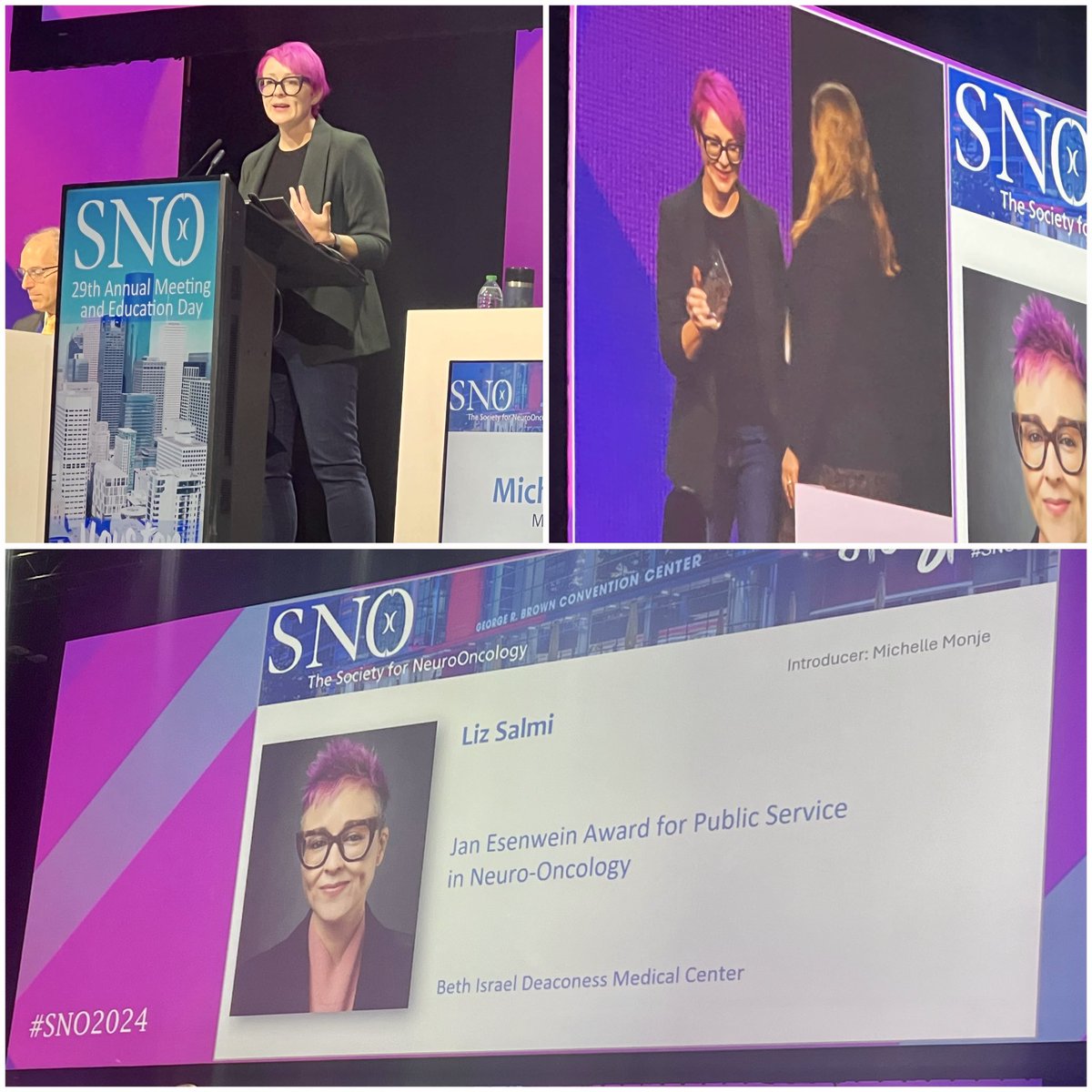 The Yang Lab (@theyanglab1) on Twitter photo Congratulations to <a href="/TheLizArmy/">Liz Salmi</a> on being the recipient of the Jan Esenwein Award for Public Service in Neuro-Oncology <a href="/NeuroOnc/">SNO</a> #sno2024 #sno24 <a href="/IsaacYangMD/">Isaac Yang MD</a> <a href="/UCLANsgy/">UCLA Neurosurgery 🧠</a> <a href="/UCLAHealth/">UCLA Health</a> <a href="/HarborUCLA/">Harbor-UCLA Medical Center</a> <a href="/HarborUCLASurg/">Harbor-UCLA Surgery</a> Congratulations to <a href="/TheLizArmy/">Liz Salmi</a> on being the recipient of the Jan Esenwein Award for Public Service in Neuro-Oncology <a href="/NeuroOnc/">SNO</a> #sno2024 #sno24 <a href="/IsaacYangMD/">Isaac Yang MD</a> <a href="/UCLANsgy/">UCLA Neurosurgery 🧠</a> <a href="/UCLAHealth/">UCLA Health</a> <a href="/HarborUCLA/">Harbor-UCLA Medical Center</a> <a href="/HarborUCLASurg/">Harbor-UCLA Surgery</a>