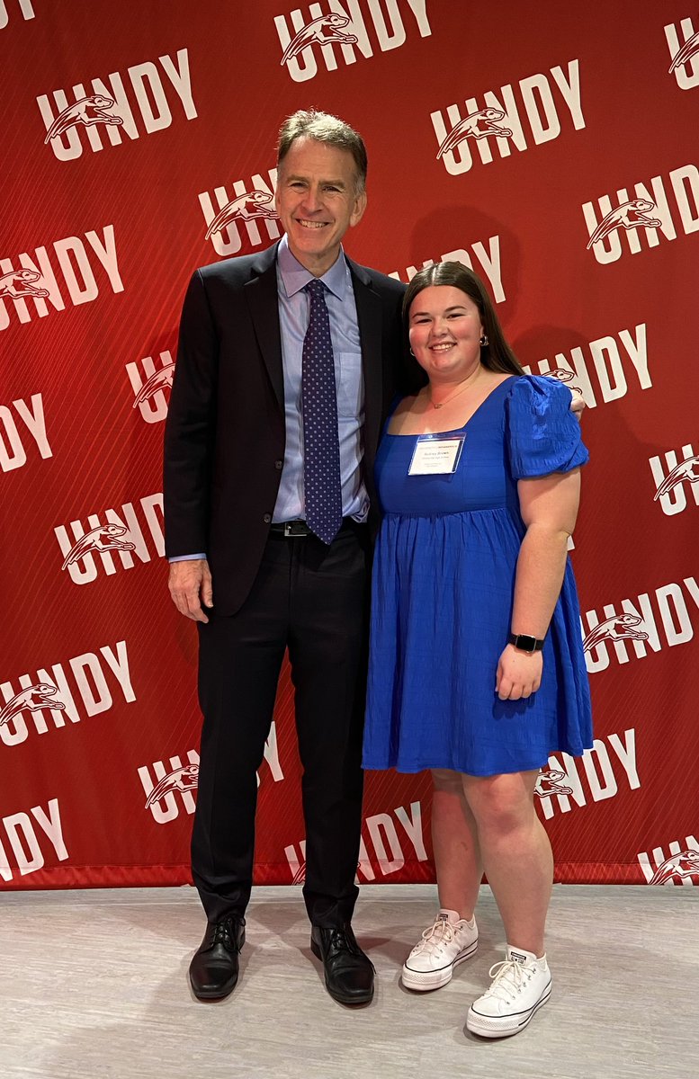 Sportsboss4life's tweet photo. Honored to spend the day with @Sydneybrown2026 and four more junior leaders from Shelbyville High School at UIndy for the 48th Annual Richard Lugar Symposium for Tomorrow’s Leaders with guest speaker Steve Inskeep of National Public Radio. https://t.co/e1xapm9VMg