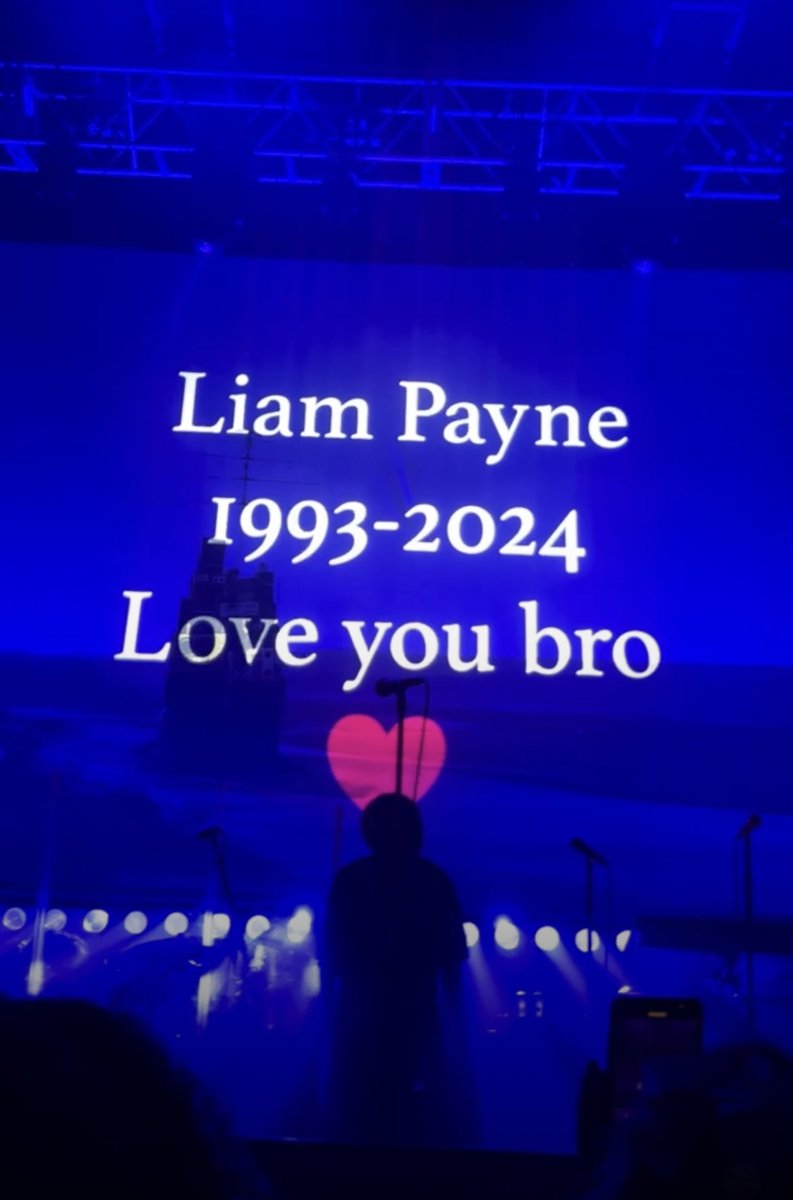 Zayn left this message at the end of the show for Liam. ❤️