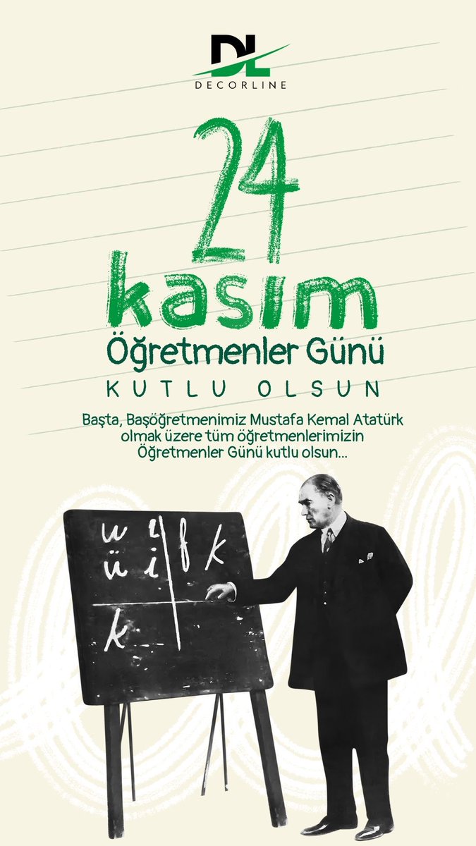 DecorLineComTr's tweet photo. Tüm Öğretmenlerimizin öğretmenler günü kutlu olsun. https://t.co/EycfgIy042