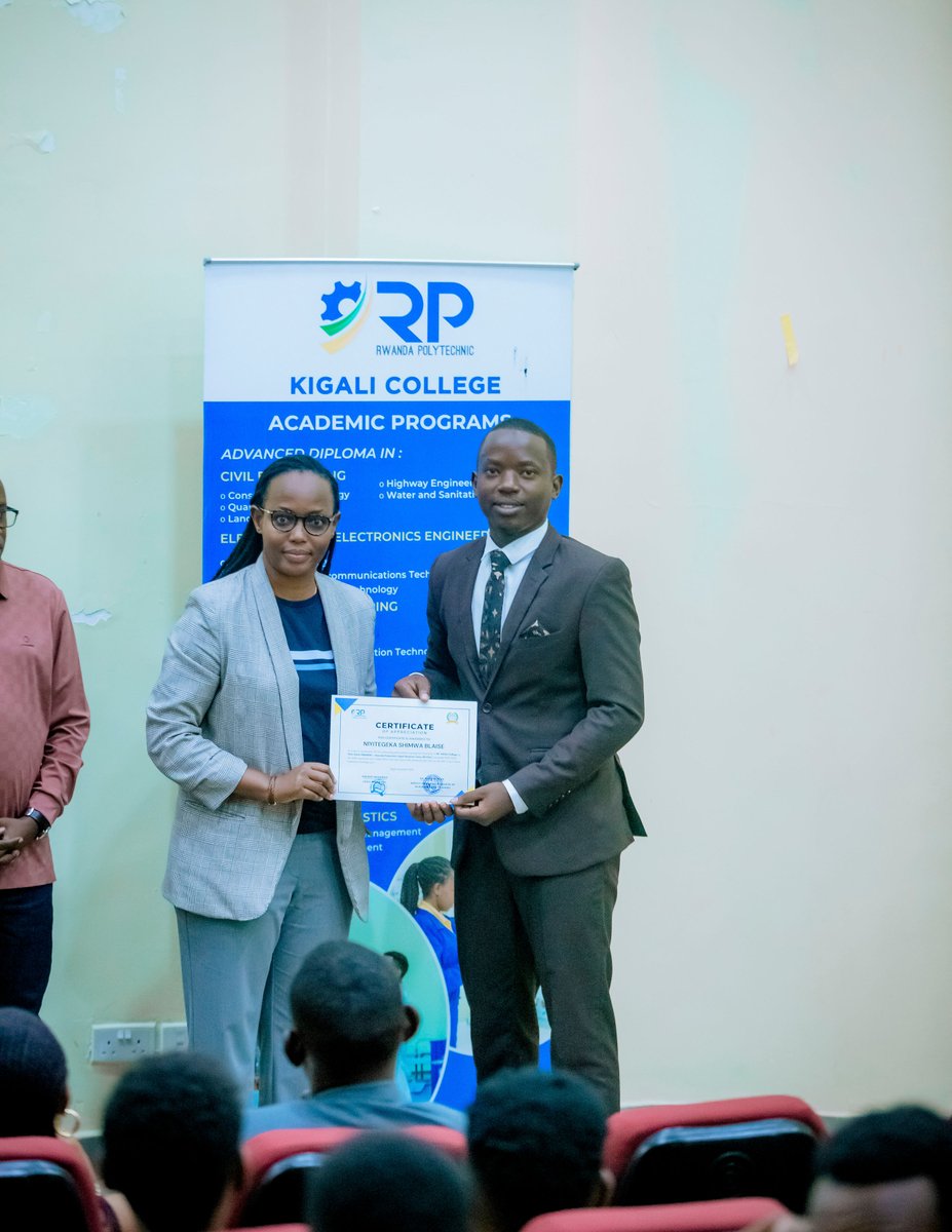 ShimwaBlaise's tweet photo. Yesterday, I concluded my term as Vice- Guild President of the Rwanda Polytechnic Kigali Student Union. It’s been an honor to serve, learn, and grow. Thanks to everyone who supported me. Wishing the new committee a successful year ahead! #RPKigaliCollege  #HandOverCeremony https://t.co/jwZCi68ieS