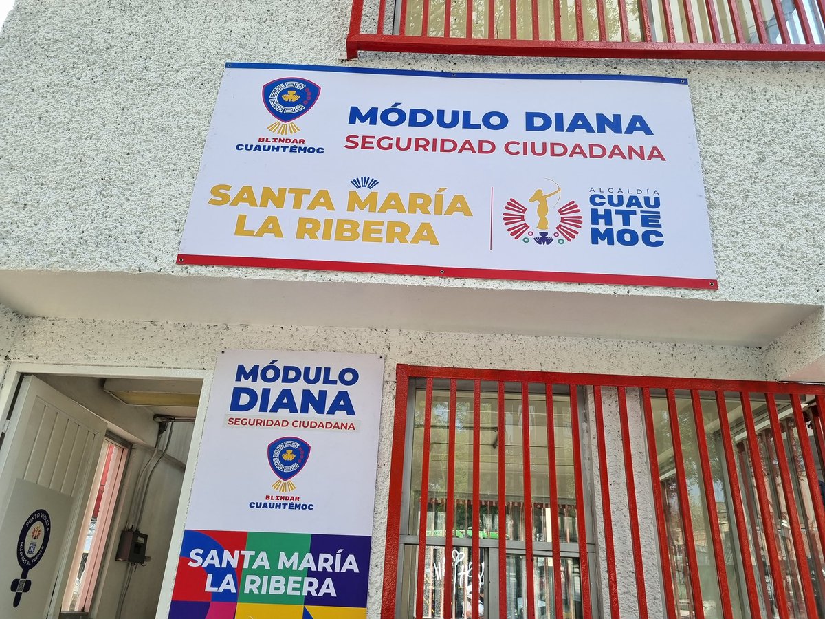 🚨 Rehabilitamos un Módulo Diana en Santa María la Ribera 🚨

La alcaldesa Alessandra Rojo de la Vega entregó uno de los 13 módulos de policía que se recuperarán en la Cuauhtémoc, mejorando la seguridad y dignificando las condiciones de nuestros policías auxiliares. 👮‍♀️👮