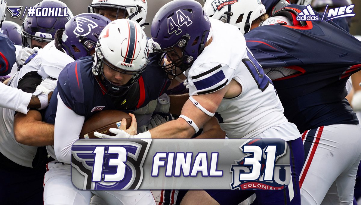 Stonehill Football #DIG (@stonehillfb) on Twitter photo Fought to the finish...
<a href="/StonehillFB/">Stonehill Football #DIG</a> season comes to a close at Robert Morris
🏈 Matt DeVirgilio 7 tackles, forced fumble
🏈 Jarel Washington 116 all-purpose yds
🏈Danny Hurley 2 FGs
#NECFB | #DIG | #GoHill Fought to the finish...
<a href="/StonehillFB/">Stonehill Football #DIG</a> season comes to a close at Robert Morris
🏈 Matt DeVirgilio 7 tackles, forced fumble
🏈 Jarel Washington 116 all-purpose yds
🏈Danny Hurley 2 FGs
#NECFB | #DIG | #GoHill