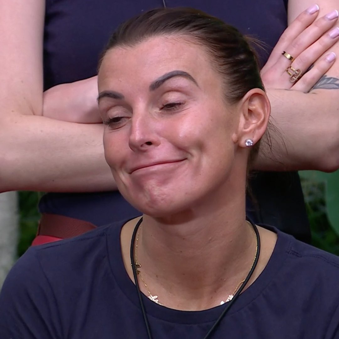 The face of someone who’s not buying it at all. Case closed🧑‍⚖️  <a href="/ColeenRoo/">Coleen Rooney</a> doesn’t miss a beat! 

#ImACeleb