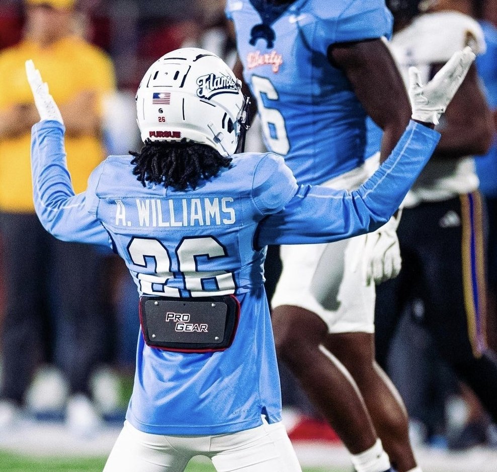 Week 13 Performance

CB Amarian Williams - Liberty

• 4 Tackles 
• 2 Pass Breakups 
• 2 INTs