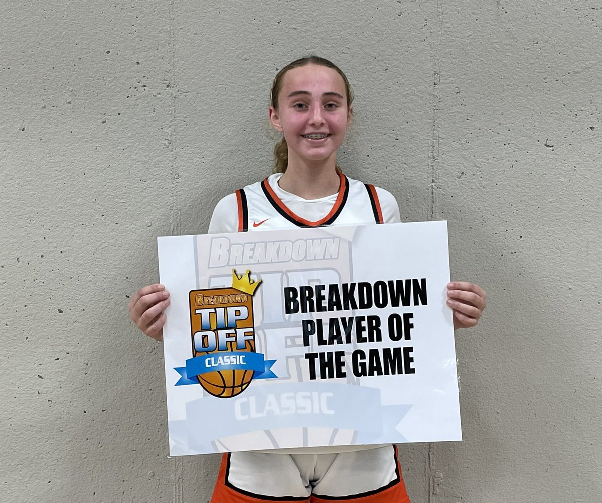 Congratulations to Addie Iversen of <a href="/deltigerhoops/">Delano Girls Basketball</a> who earned <a href="/BreakdownUSA/">Breakdown Sports USA</a> Player of the Game in a win over Cretin-Derham Hall.