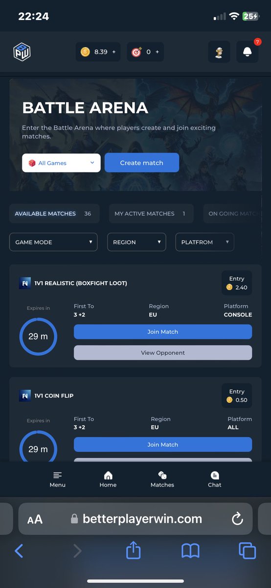 Sell 8 coins for 8€ Paypal