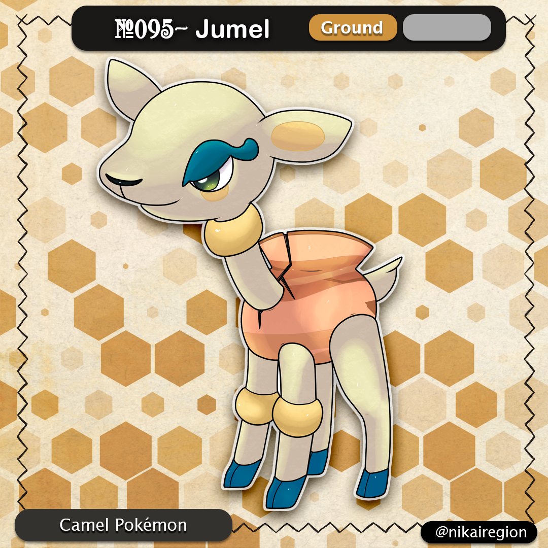 NikaiRegion's tweet photo. Os 3 estágios básicos mais recentes que fiz para a região <3 , como eu amo eles. Um porquinho barulhento, um tigre triangular :v , e um camelinho vaso.
#fakemon #pokemon #sugimori #nikairegion #yokai #japan #tiger #pig #camel #groundtype #icetype #rocktype #normaltype #artwork https://t.co/4fWoPuccRI