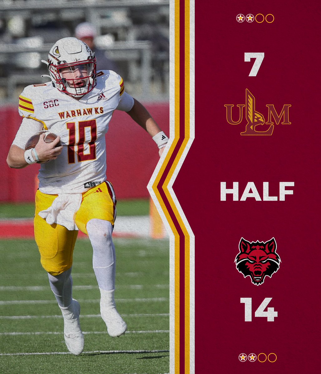 At the half in Jonesboro.