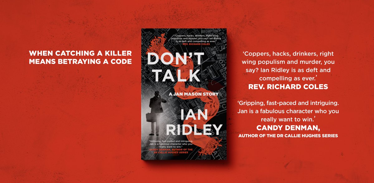 IanRidley1's tweet photo. Just to say, if you're enjoying @RevRichardColes on #ImACeleb, he generously gave me a cover quote for my crime thriller #DontTalk, you know. #NonSequitur #ShamelessPlug. (Available for a fiver here: https://t.co/gavx5YeVFk) https://t.co/F42Yb1goDn