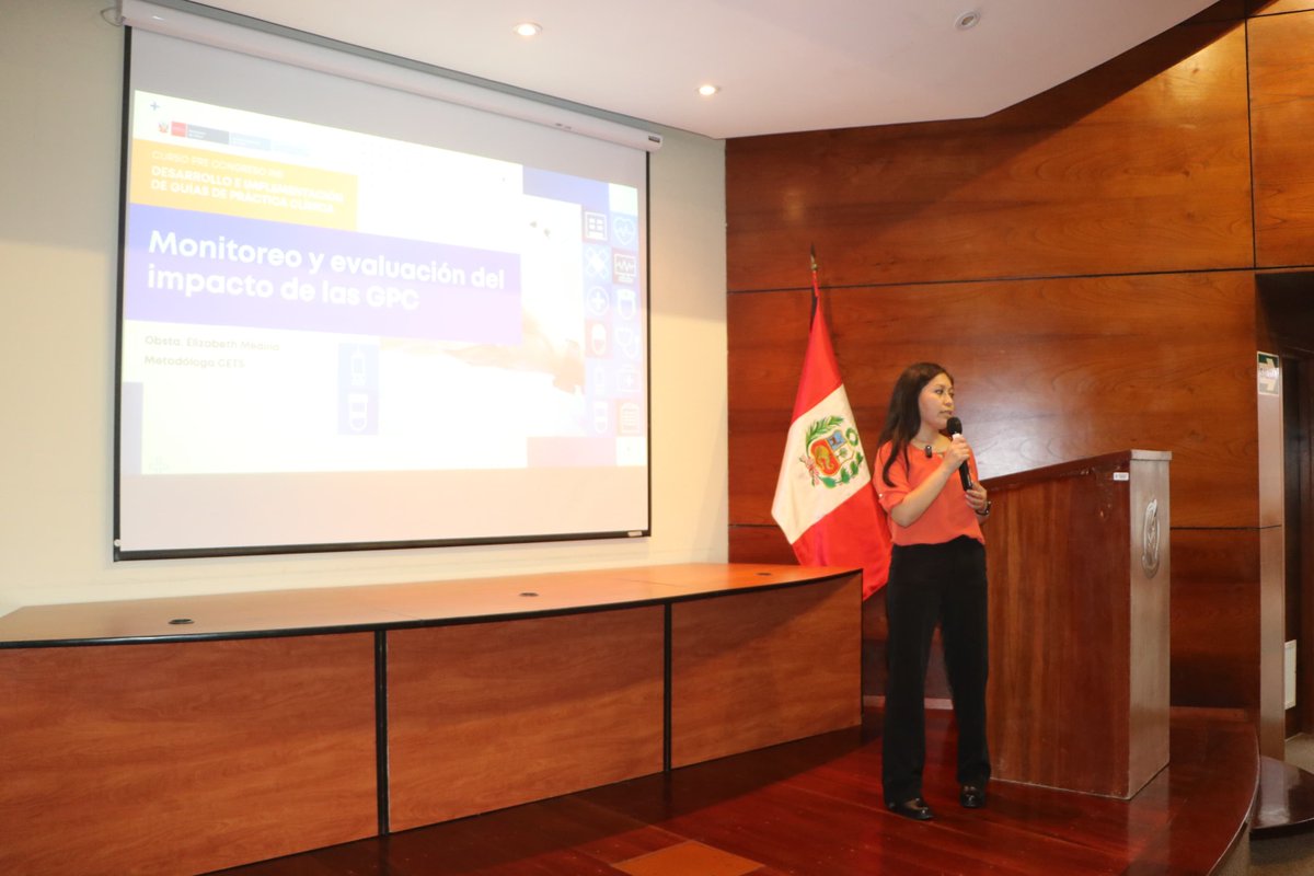 INS_Peru's tweet image. #Fotos📸📷
#PrecongresoINS
#Desarrollo e #Implementación de Guías de #PrácticaClínica

A cargo de la #Centro de Evaluación de Tecnologías en Salud #CETS
#CongresoCinetificoInternacionalINS