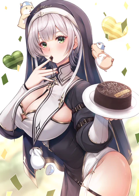 ノエル団長、お誕生日おめでとうございますっこれからの一年も、団長にとって素敵な年になりますように#ノエラート #白銀ノエル生誕祭2024 