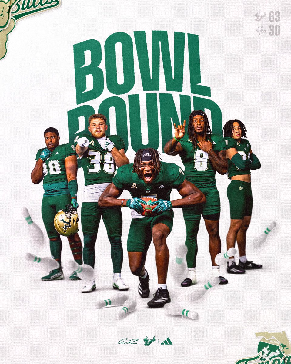 🗣️ YOUR BULLS ARE BOWL BOUND AGAIN

#ComeToTheBay | #StayInTheBay