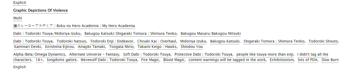 Metrgnome's tweet photo. New chapter for my fic WICKED UNIONS! DabiDeku omegaverse with magic and, of course, slow burn 
https://t.co/xz75ynoJQs
Tags: 

 Thank you so much for the support and the many, many reads on this project <#!! https://t.co/Qzui5lRrGt
