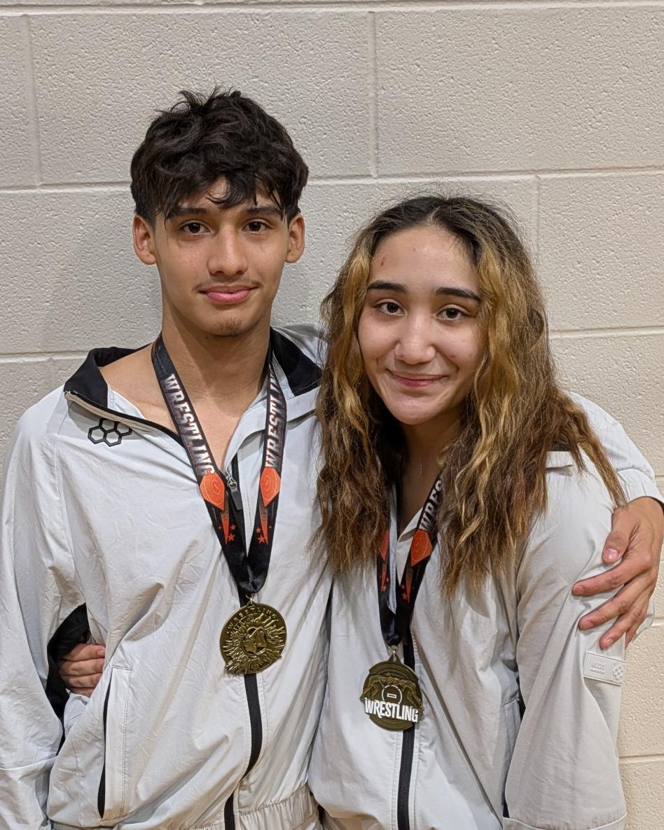 CSHS Cougar Wrestling (@wrestling_cshs) on Twitter photo Bringing home some hardware from the Cy Ridge Classic. Every Cougar wrestler represented well.
Nadiyah Elizondo and Fabian Cruz went undefeated and both brought home gold medals.
Back to work on Monday. The jobs not finished...
<a href="/CSHSCougarClub/">CSHS Cougar Club</a>
<a href="/CSISDAthletics/">College Station ISD Athletics</a> <a href="/J_Grimes00/">Justin R Grimes</a> Bringing home some hardware from the Cy Ridge Classic. Every Cougar wrestler represented well.
Nadiyah Elizondo and Fabian Cruz went undefeated and both brought home gold medals.
Back to work on Monday. The jobs not finished...
<a href="/CSHSCougarClub/">CSHS Cougar Club</a>
<a href="/CSISDAthletics/">College Station ISD Athletics</a> <a href="/J_Grimes00/">Justin R Grimes</a>