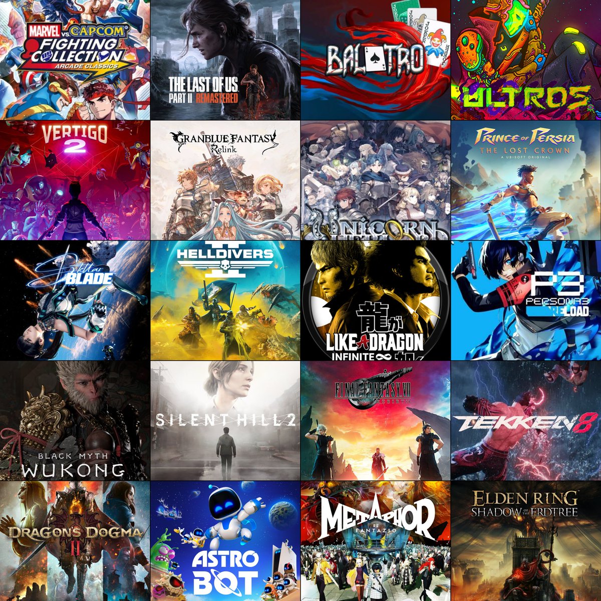 kjngamer's tweet photo. If anyone says 2024 has been a bad year for gaming 

They have terrible taste https://t.co/ISwnFdYjEt