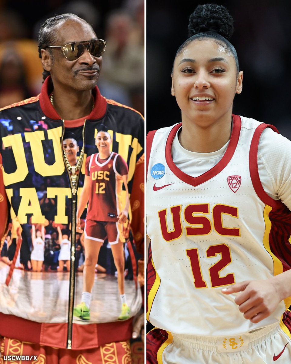 espnW (@espnw) on Twitter photo Snoop Dogg pulled up with the custom JuJu Watkins jacket 🔥
(via <a href="/USCWBB/">USC Women's Basketball</a>) Snoop Dogg pulled up with the custom JuJu Watkins jacket 🔥
(via <a href="/USCWBB/">USC Women's Basketball</a>)