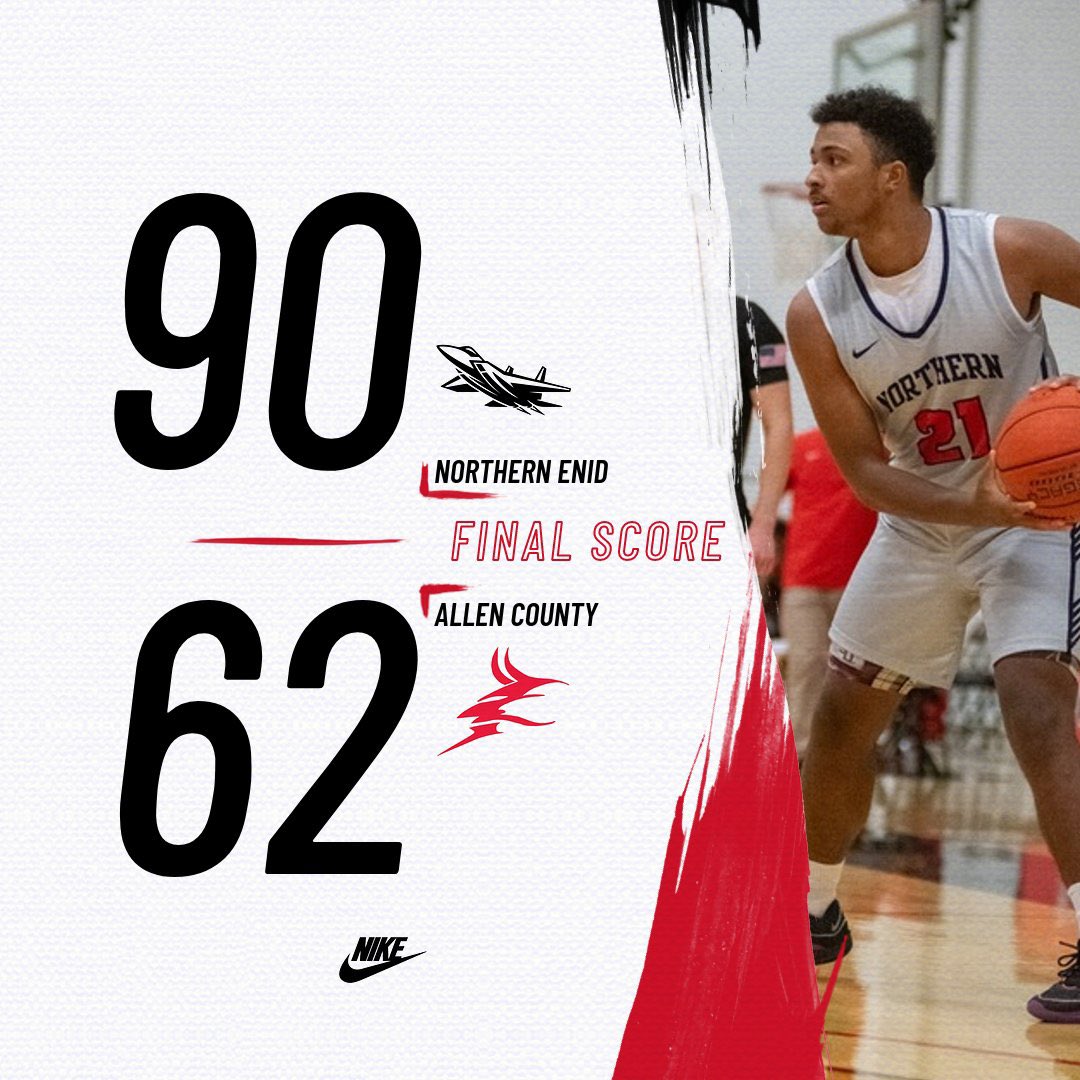 NOCEnidMBB's tweet photo. Took care of business before break!

FINAL: NOC Enid 90, Allen 62

#EverydayGuys | #JetFam✈️🏀 https://t.co/cZ1wTzRDSF