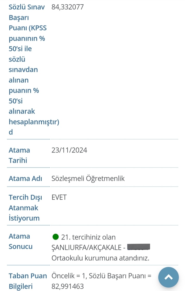 dmt_cimbay1's tweet photo. Biraz geç oldu ama ben atandıım 😍✅ https://t.co/03ahTG6BlN