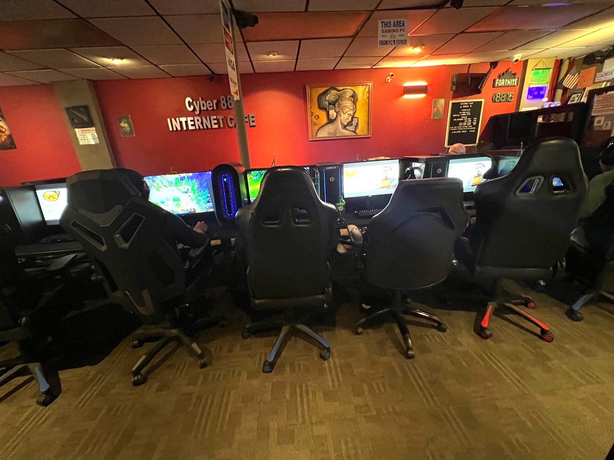 Cyber88usa's tweet photo. Gaming PC Available. 2 Hours special price for Gamers 
$ 6.00. 88-15 Roosevelt Ave.Fl2 Jackson Heights NY (718)205-1166. https://t.co/CrOsjJJiwy