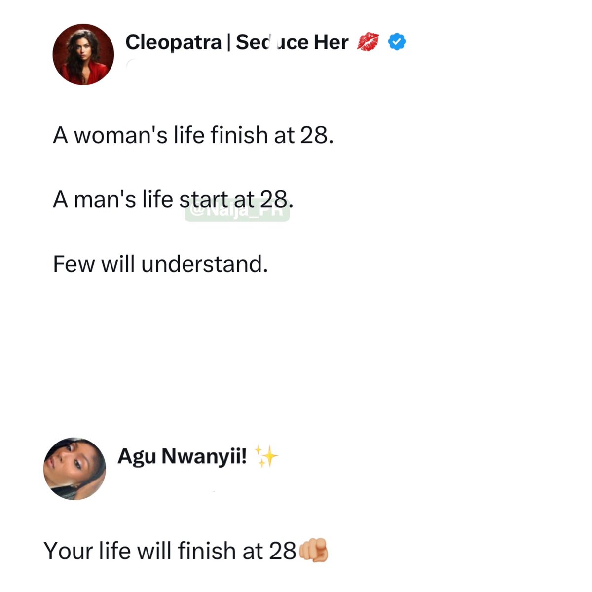 Naija_PR's tweet photo. The reply 😂😂😂 https://t.co/HWK6tpijIr