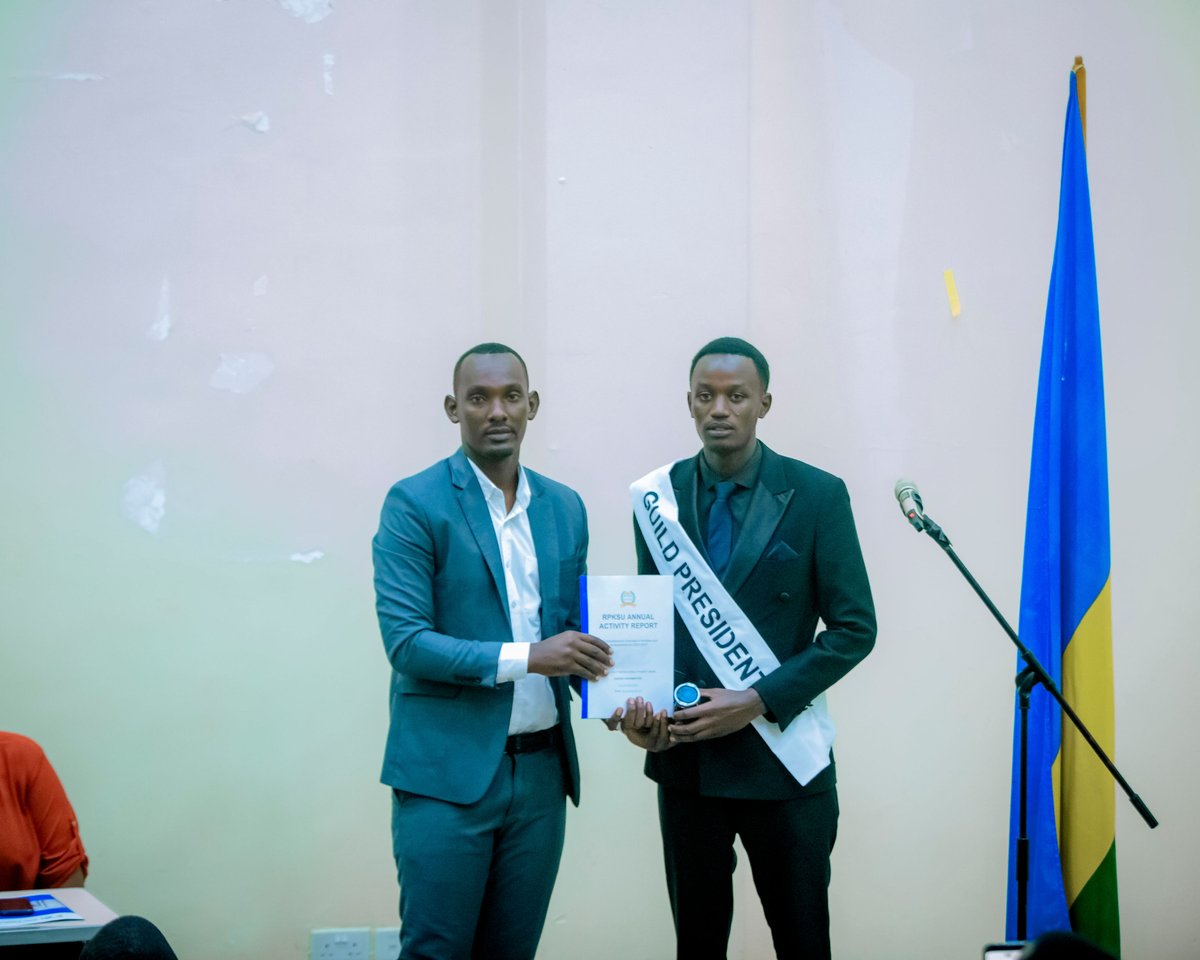 RpKsu76564's tweet photo. Yesterday, We celebrated the successful handover ceremony for the Rwanda Polytechnic Kigali Student Union. Thanks to the outgoing leadership and best wishes to the incoming committee. Let's build a thriving campus community together! @Kigali_College https://t.co/gYcHW4oOrA
