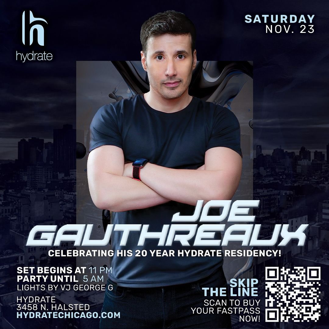 I’m celebrating two decades of DJing at <a href="/HydrateChicago/">Hydrate Night Club</a> tonight! What a ride it’s been - it feels surreal. I am so grateful to anyone who has been a part of making this achievement possible. Got a great set of new music cued up for the celebration TONIGHT!!