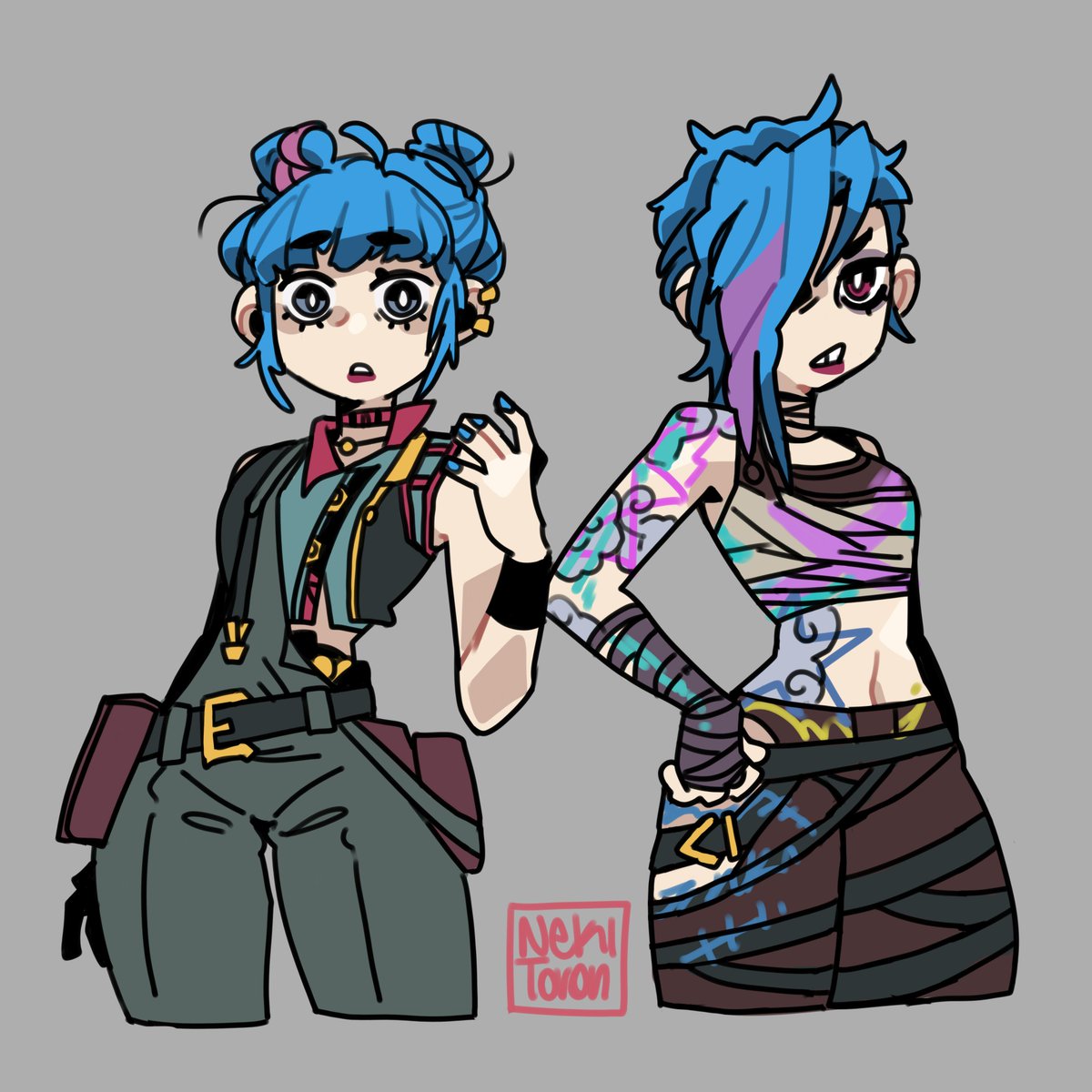 nekitoototo's tweet photo. Alternatives ✨
#ArcaneSeason2 #Jinx https://t.co/MdZkYwG5ZH
