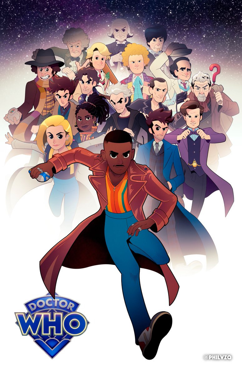 PhilVzQ's tweet image. Happy 61st Anniversary #DoctorWho ! #FirstDoctor #FourteenthDoctor #FifteenthDoctor #DWFanArt #DoctorWhoDay @bigfinish @bbcdoctorwho