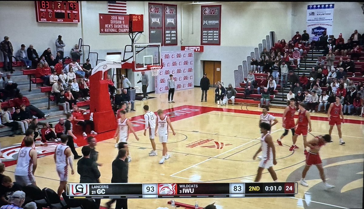 🚨Crossroads League | FINAL

No. 21 <a href="/GraceBasketball/">Grace Basketball</a> 93
No. 3 Indiana Wesleyan 83

Lancers go into Luckey Arena &amp; get the BIG win! Shoutout to Lancer Associate HC's, <a href="/CoachWeidner44/">Jordan Weidner</a> &amp; <a href="/_CoachHalstead/">Stephen Halstead</a> for what they have done with the Lancers these past couple of weeks!